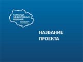 НАЗВАНИЕ ПРОЕКТА