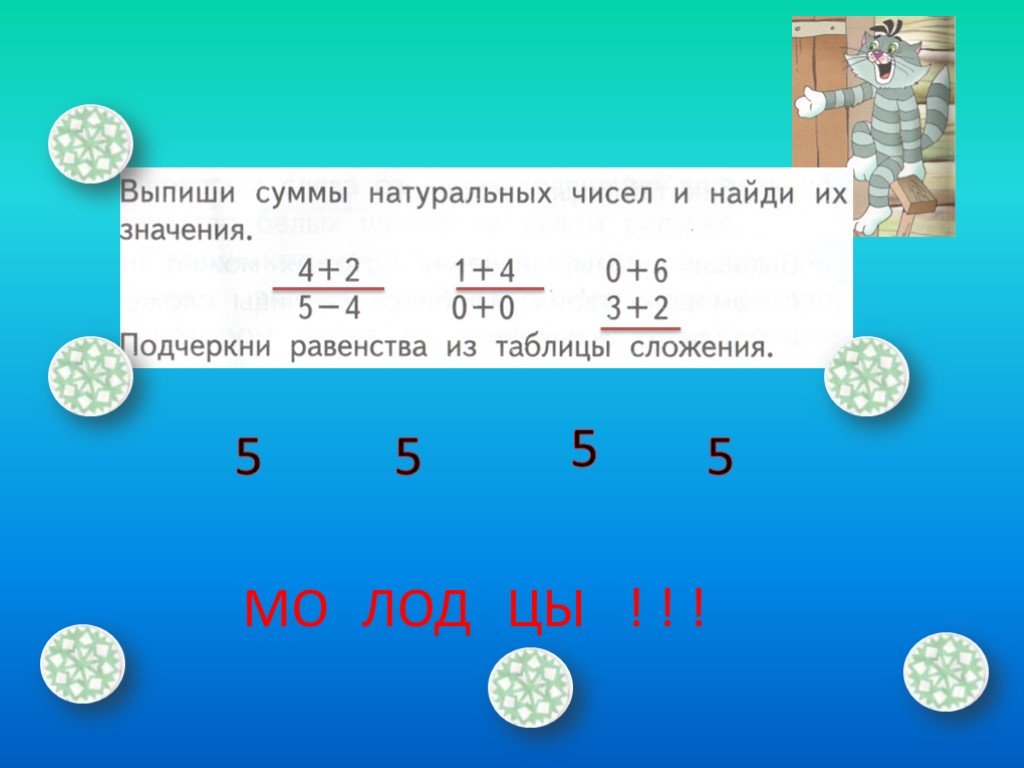 Равенство числа 5. Равенства из таблицы сложения. Подчеркни равенства из таблицы сложения. Подчеркнуть равенства из таблицы сложения. Подчеркни равенства из таблицы сложения 1 класс.