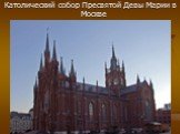 Католический собор Пресвятой Девы Марии в Москве