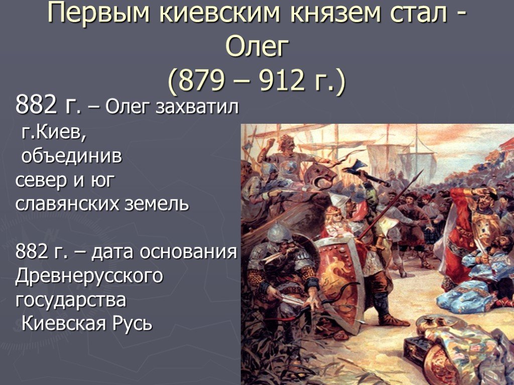 Когда основали русь. Киевская Русь 882 г. Дата основания Руси. Основание Киевской Руси.