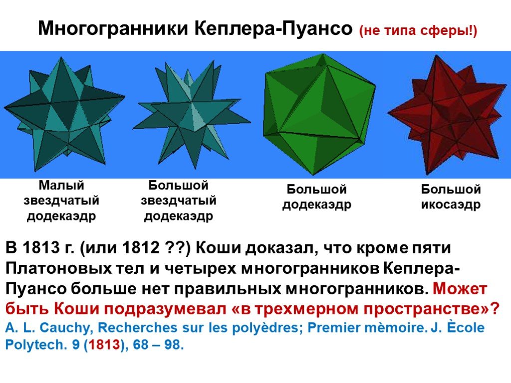 Презентация звездчатый додекаэдр