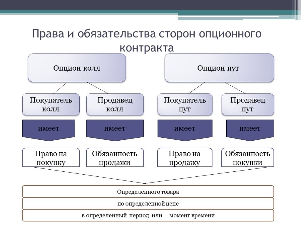 Договор опциона образец