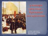 9 января 1905 года на Васильевском острове. Фрагмент. 1905 г.