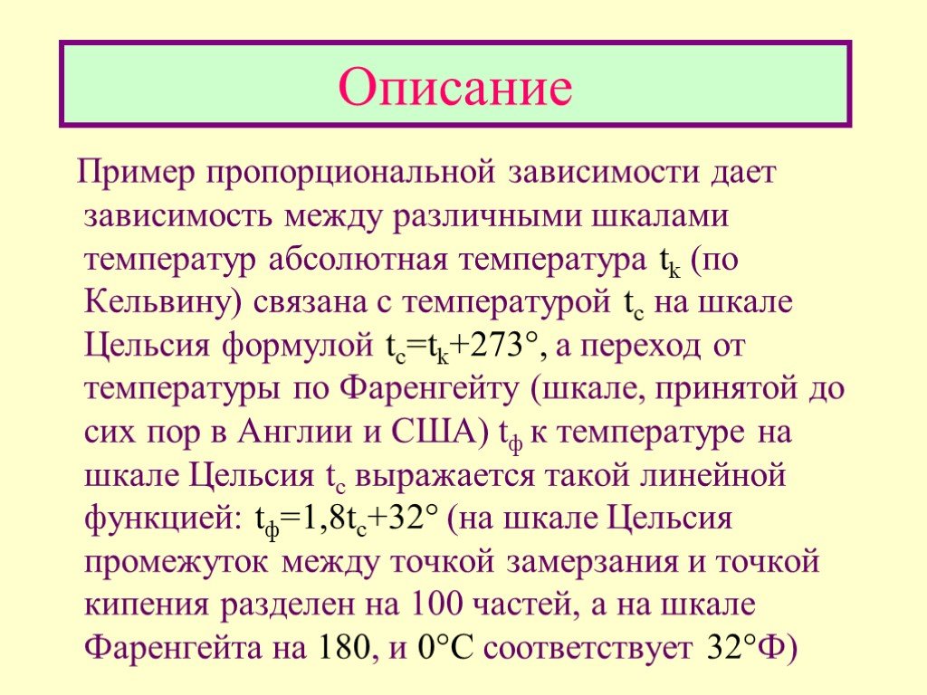 Линейная презентация пример