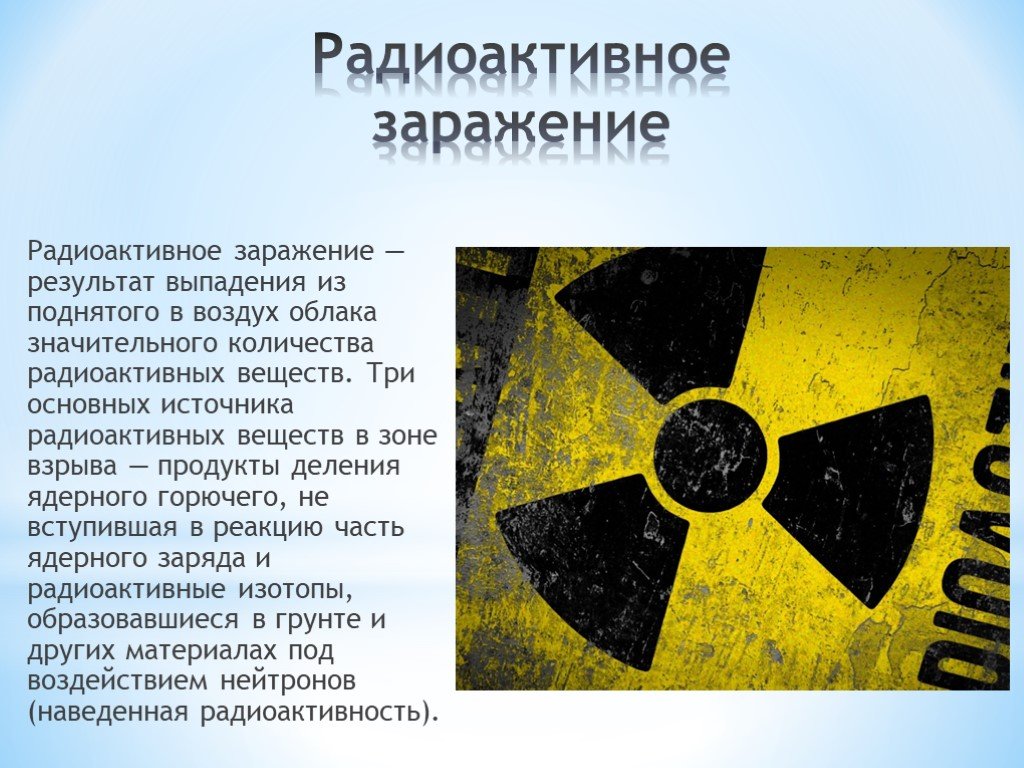 Радиоактивный и радиационный