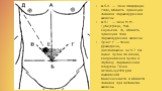 А-Б-В — зона Шоффара-Риве, область проекции головки поджелудочной железы А-Б-Г — зона М.М. Губергрица, Н.А. Скульско- го, область проекции тела поджелудочной железы. Пункт Е — точка Дежардена, расположена на 5-7 см выше пупка по линии, соединяюшей пупок и глубину подмышечной впадины Точка использует