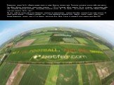 Букмекерская контора Betfair обновила мировой рекорд на самую большую рекламу в мире. Гигантская инсталяция украсила собой поля Австрии. Этот объект обладает действительно выдающимися размерами - 1 380 на 316 метров, общей площадью 436 тыс. кв. метров, и представляет собой поле, засаженное цветущими