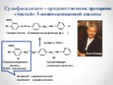 Сульфасалазин – предшественник препаратов «чистой» 5-аминосалициловой кислоты. Сульфасалазин (Салицилазосульфапиридин ). 5-Аминосалициловая кислота (5-АСК, месалазин). Сульфапиридин - «молекула-носитель». Нана Шварц Создан в 1939 г. Активный терапевтический компонент сульфасалазина