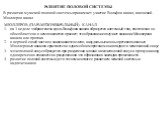 РАЗВИТИЕ ПОЛОВОЙ СИСТЕМЫ. В развитии мужской половой системы принимает участие Вольфов канал, а женской - Мюллеров канал. МЮЛЛЕРОВ (ПАРАМЕЗОНЕФРАЛЬНЫЙ) КАНАЛ на 3 неделе эмбриогенеза вдоль Вольфова канала образуется клеточный тяж, постепенно он обособляется и в нем появляется просвет; это образовани