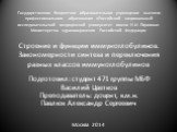 Строение и функции иммуноглобулинов. Закономерности синтеза и переключения разных классов иммуноглобулинов. Подготовил: студент 471 группы МБФ Василий Цветков Преподаватель: доцент, к.м.н. Павлюк Александр Сергеевич. Государственное бюджетное образовательное учреждение высшего профессионального обра