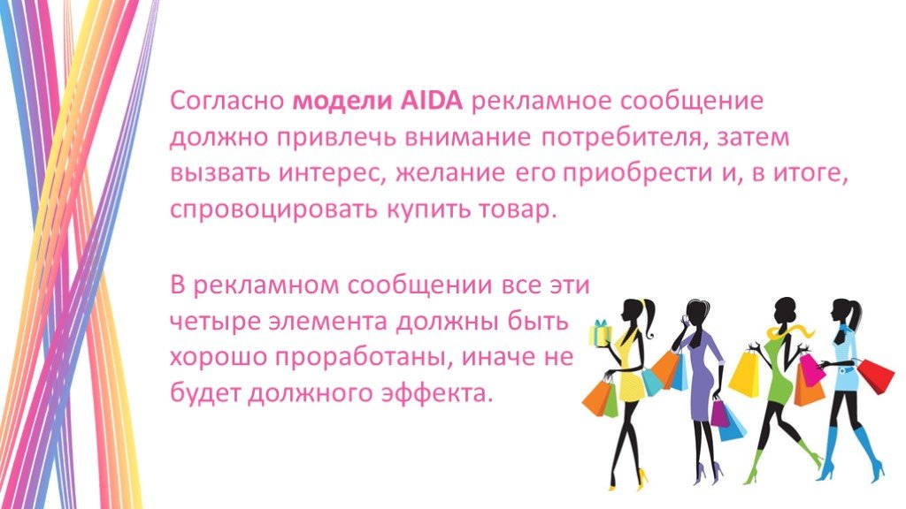 Модели рекламного текста. Модель Aida. Рекламная модель Aida. Модель Aida презентация.