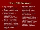 Член ДЮП обязан: Знать и выполнять требования Положения о дружинах юных пожарных. Дорожить честью и званием юного пожарного. Активно участвовать в работе дружины, своевременно и точно выполнять задания совета дружины и ее командира. Изучать и знать историю развития пожарной охраны и добровольчества,