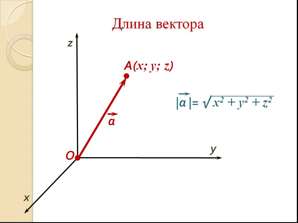 Найти длину вектора 2 2 0. Формула нахождения координат и длины вектора. Формула нахождения длины вектора. Длина вектора по координатам. Длина вектора по 2 координатам.