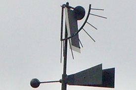Флюгер Вильда на 10–метровой мачте