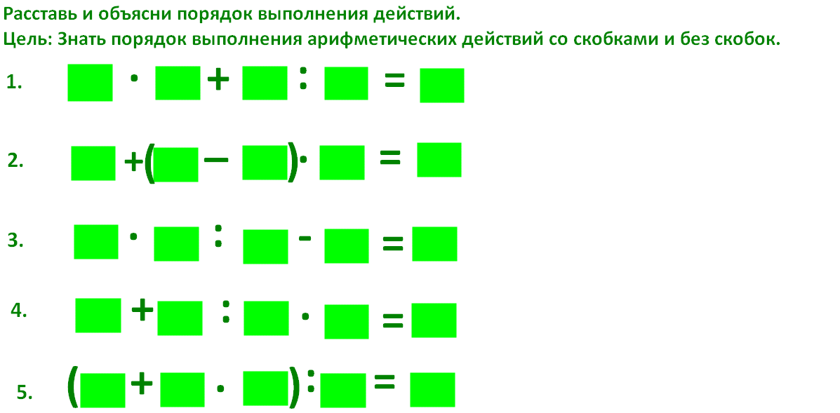 Выражения математика 3 класс карточки. Карточка порядок действий. Схема порядок действий. Порядок выполнения действий схема. Расстановка порядка действий в примерах.