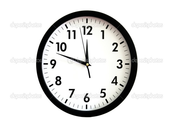 Clock Face Isolated On White Background - Time Concept Сток-фотография: 84244900 : Shutterstock