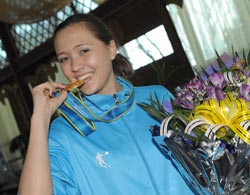 Дважды золотая Анна Алябьева (фото) - новая прима казахстанской художественной гимнастики