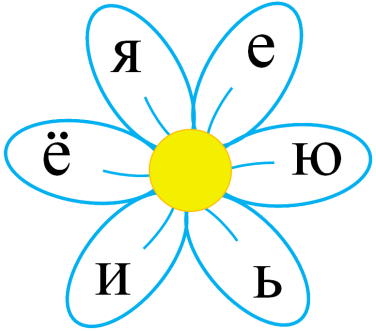 Цветок с буквами