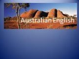 Австралийский английский