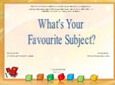 What is your favourite subject
