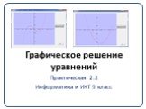 Графическое решение уравнений на Visual Basic