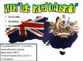 Let\'s travel to australia (путешествие в австралию)