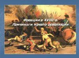 Франция в XVIII в. Причины и начало революции