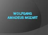 Wolfgang amadeus mozart