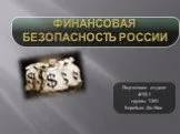 Финансовая безопасность России