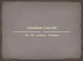 Abraham lincoln