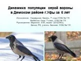 Популяция серой вороны в Демском районе г.Уфы