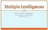 Multiple intelligences