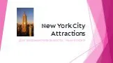 New york city attractions (достопримечательности нью-йорка)