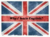 Why i learn english
