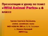 Wild Animal Parks
