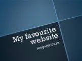 My favourite website
